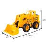 Toy Time Remote Control Front Loader 1:24 Scale, Functional Bulldozer, Construction Toy with Lights / Sound 734583PNK